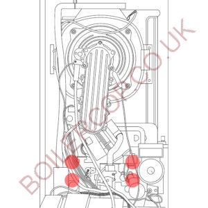 720776401 - BAXI - Neta-Tec - 28 GA - PT to PT Heat Exchanger 14 PTS 24 28KW